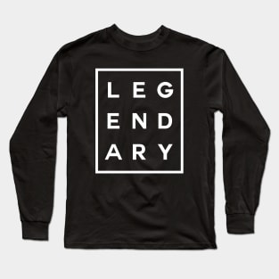 Legendary Boxed (White) Long Sleeve T-Shirt